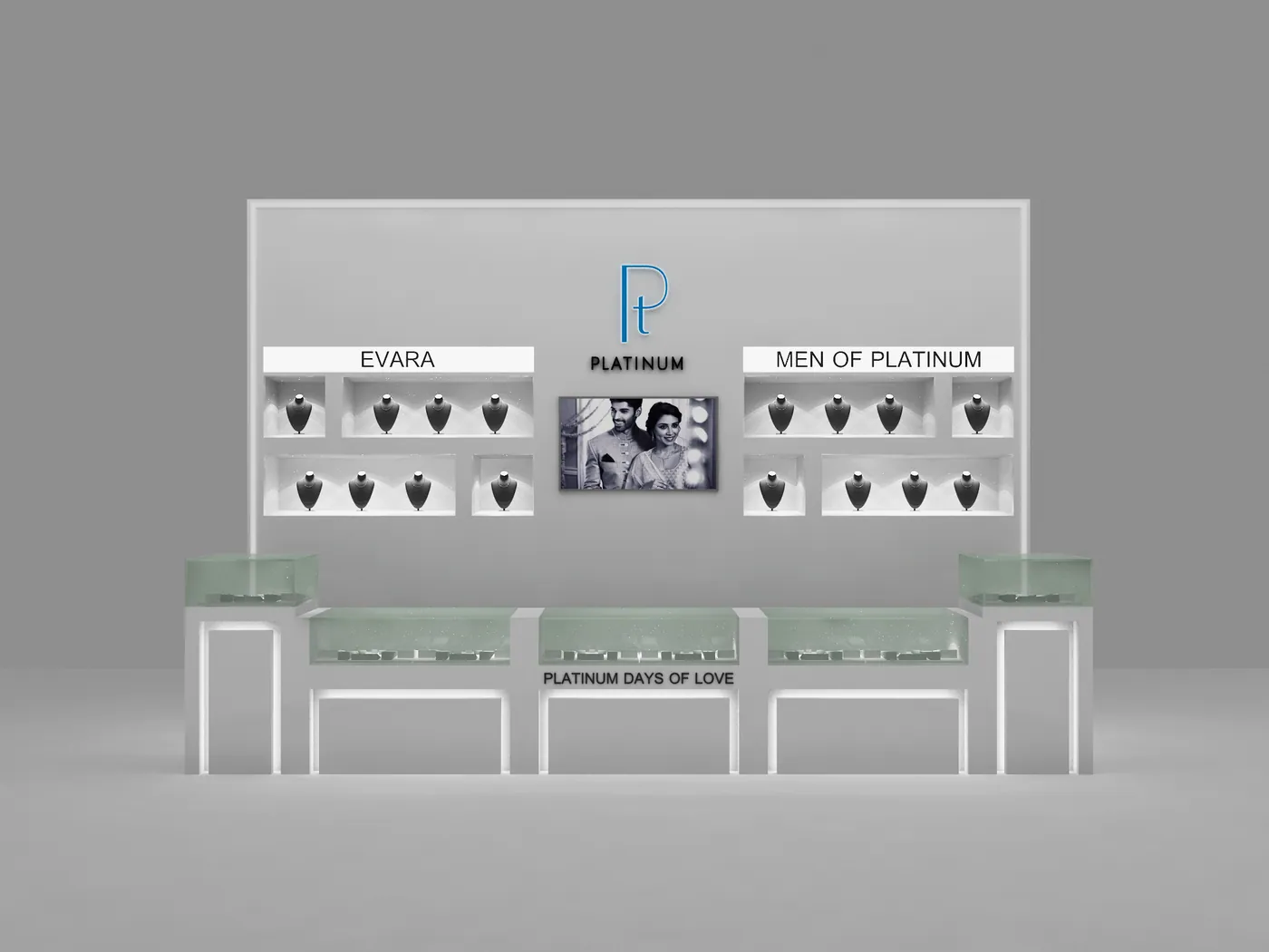 Platinum display counter