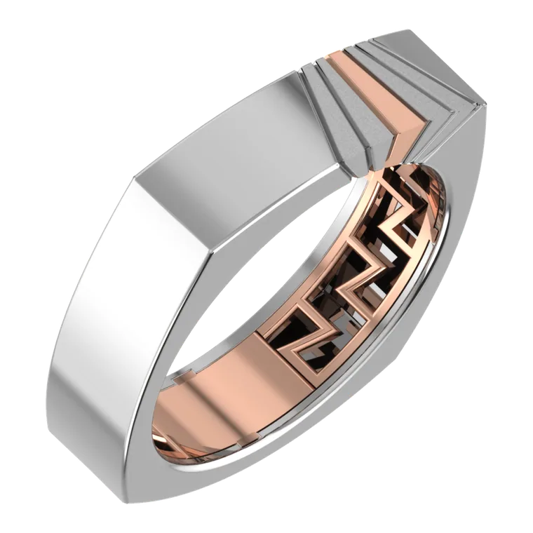 Platinum Days of Love Couple Bands PGPRN1715-M