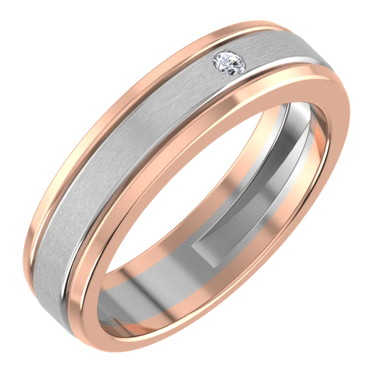 Platinum Days of Love Couple Bands PGWDRN1371 / L