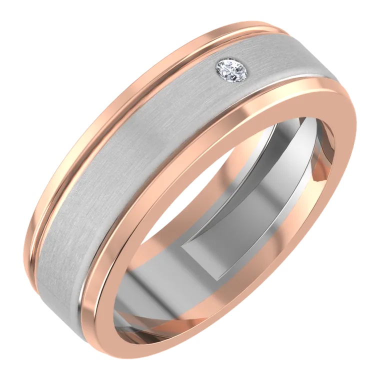 Platinum Days of Love Couple Bands PGWDRN1372 / G