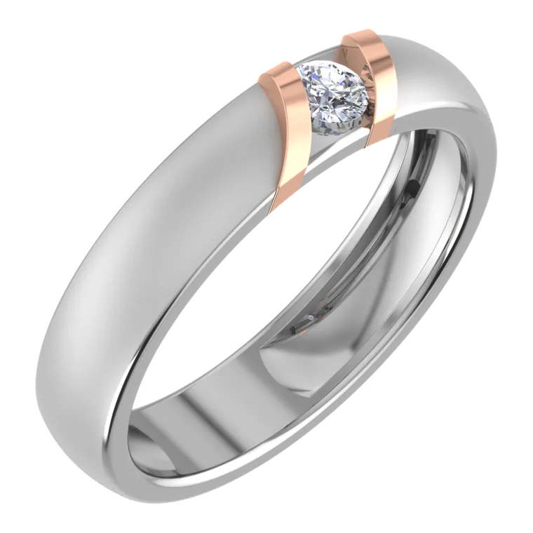 Platinum Days of Love Couple Bands PGWDRN1385 / L