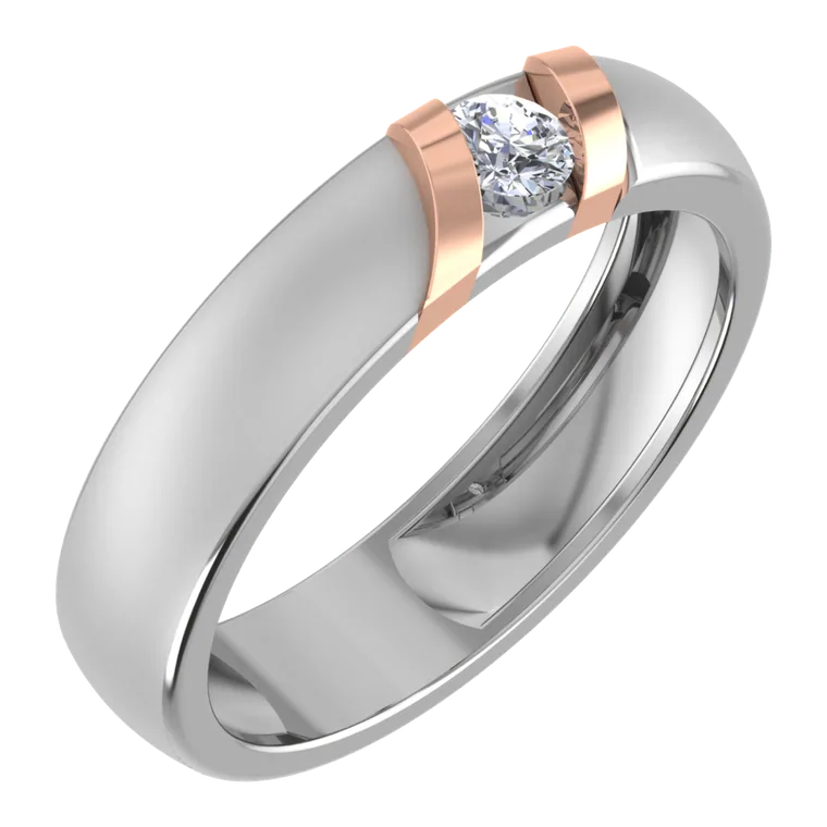 Platinum Days of Love Couple Bands PGWDRN1386 / G