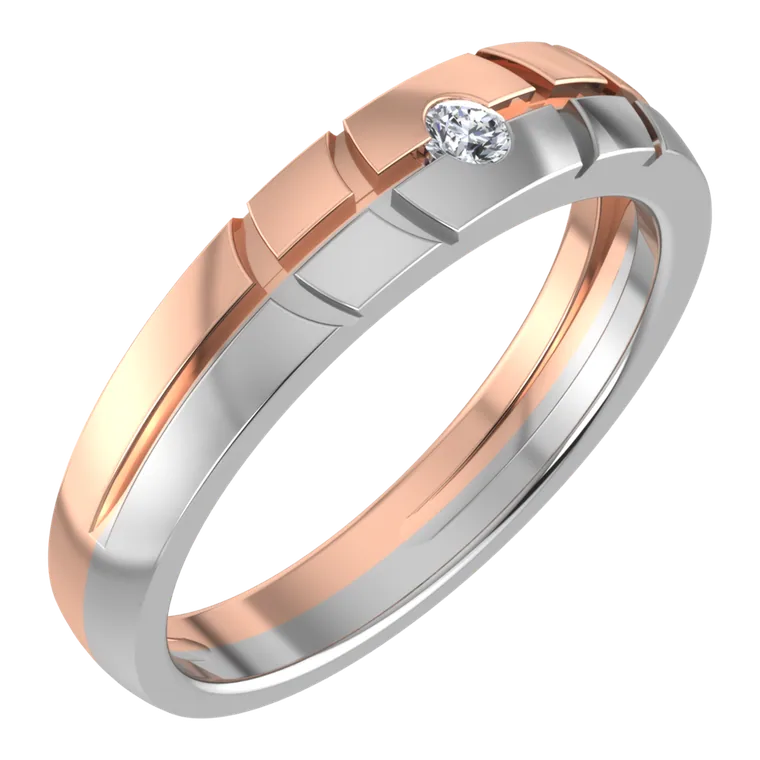 Platinum Days of Love Couple Bands PGWDRN1392 / M