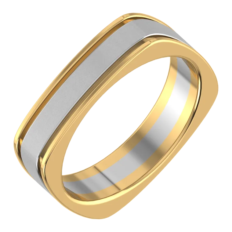 Platinum Days of Love Couple Bands PGWPRN1314-M