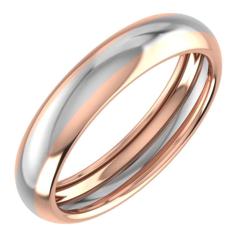 Platinum Days of Love Couple Bands PGWPRN1826-M