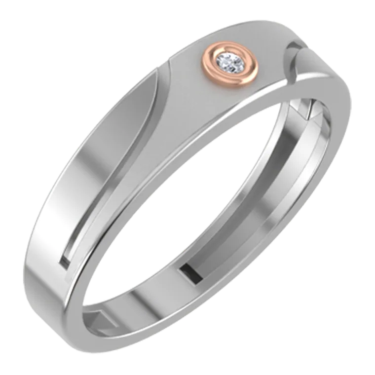 Platinum Days of Love Couple Bands PGWSRN1179 / F