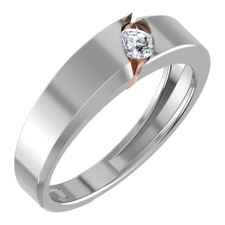 Platinum Days of Love Couple Bands PGWSRN1198 / M