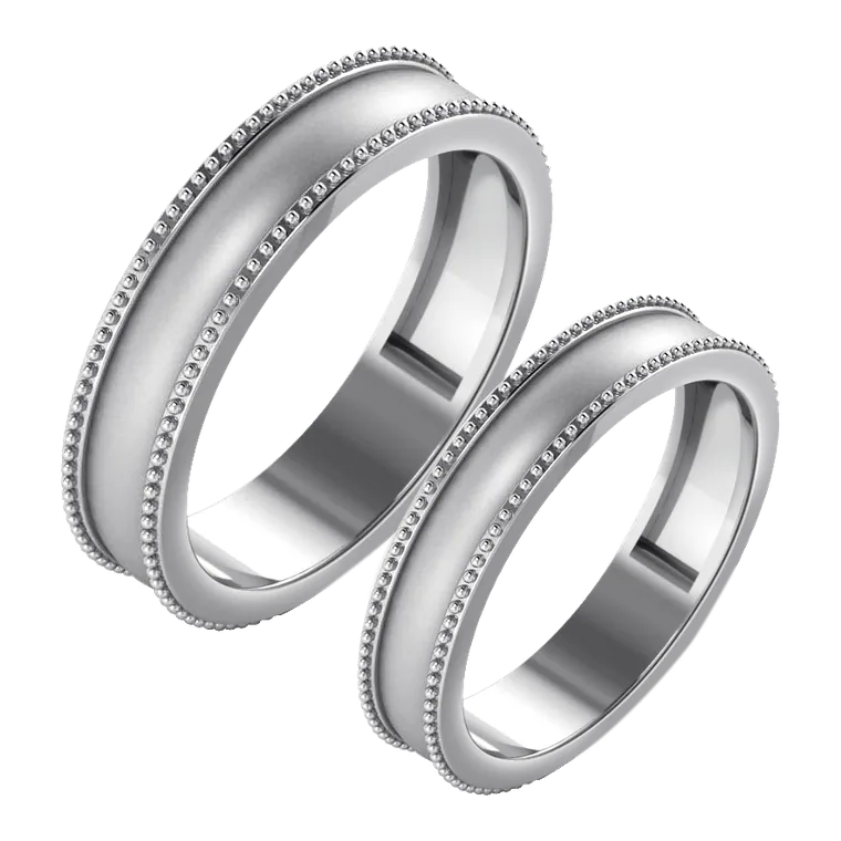 Platinum Days of Love Couple Bands PPR00281-PPR00282