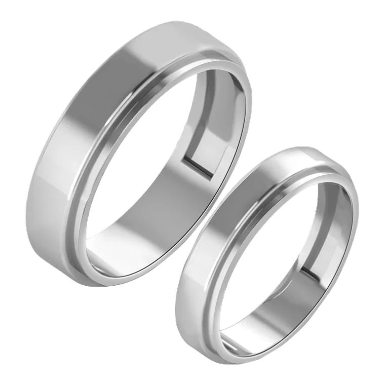 Platinum Days of Love Couple Bands PPR00566 / PPR00567 / P