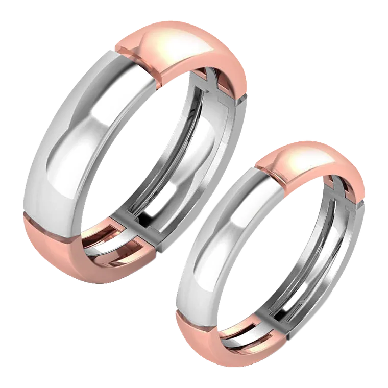 Platinum Days of Love Couple Bands PPR01017-PPR01018
