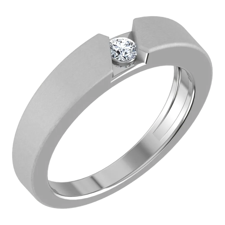 Platinum Days of Love Couple Bands PWDRN1787-F