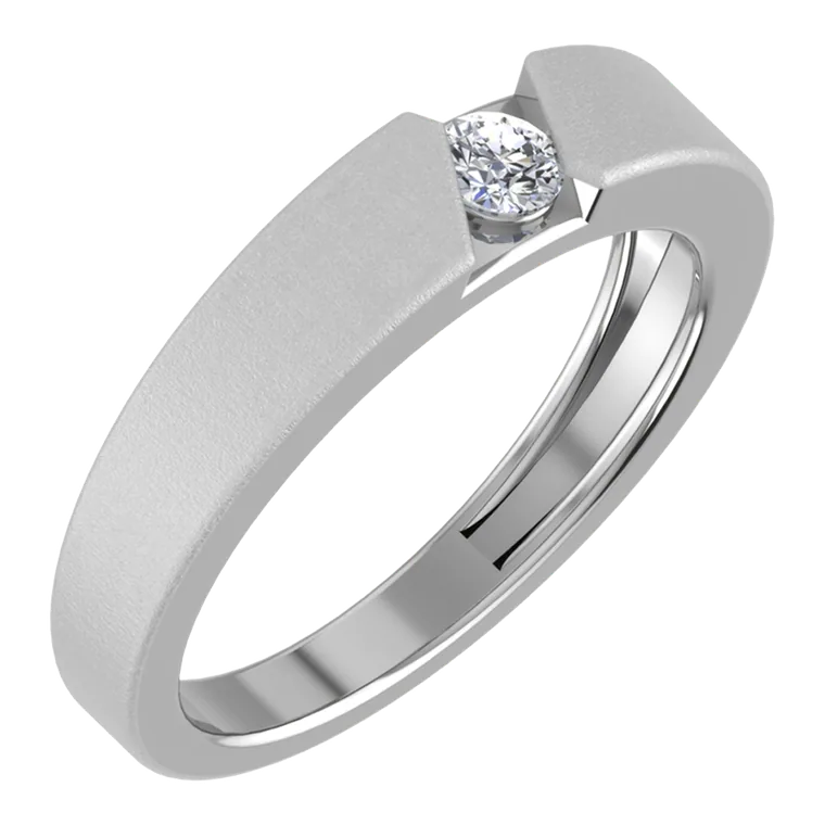 Platinum Days of Love Couple Bands PWDRN1788-M