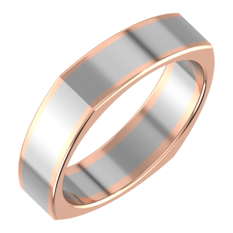 Platinum Days of Love Couple Bands TMR0036-T