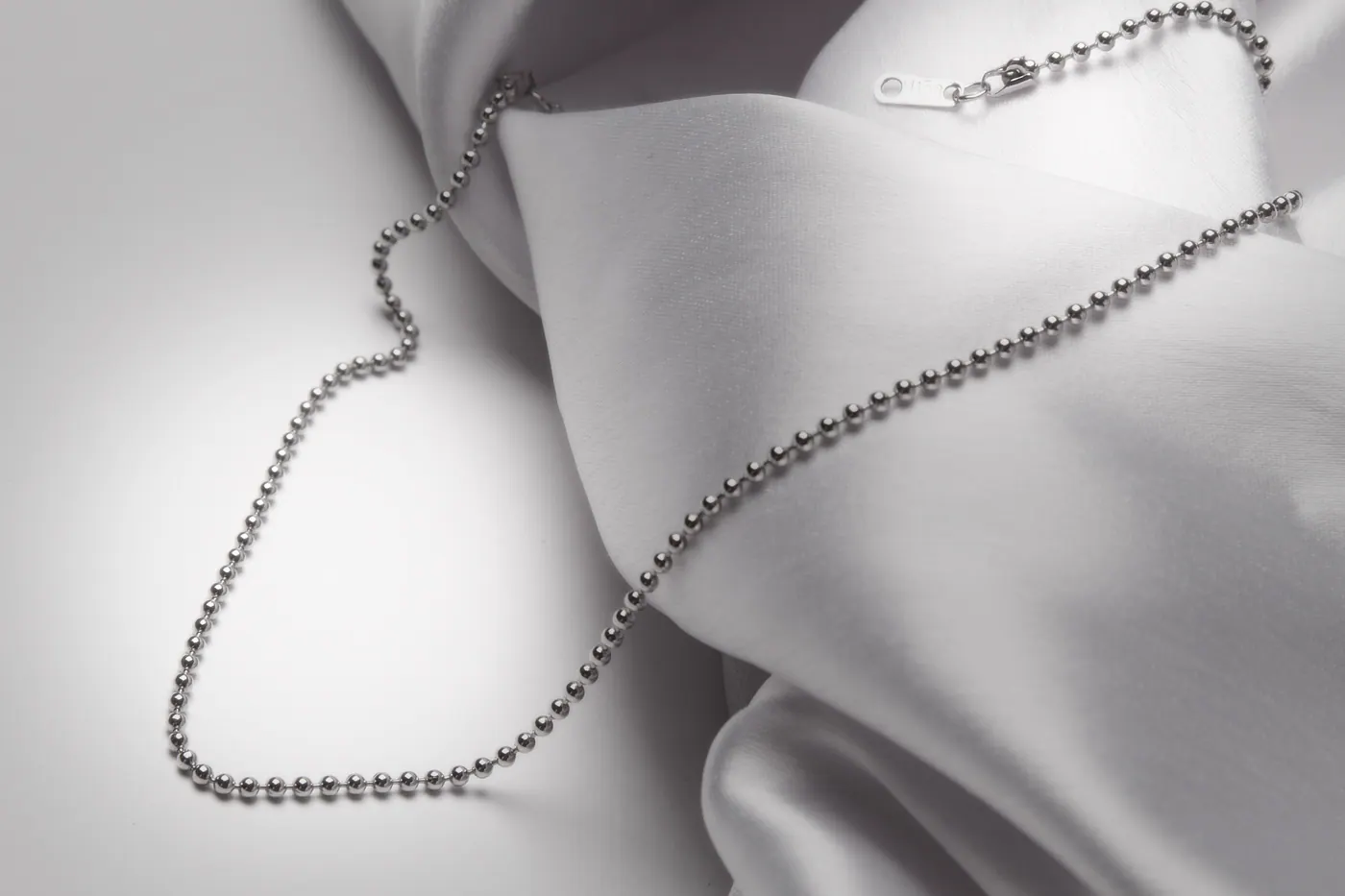 Platinum jewellery still life
