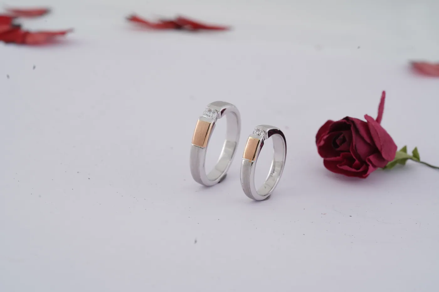 Platinum couple bands