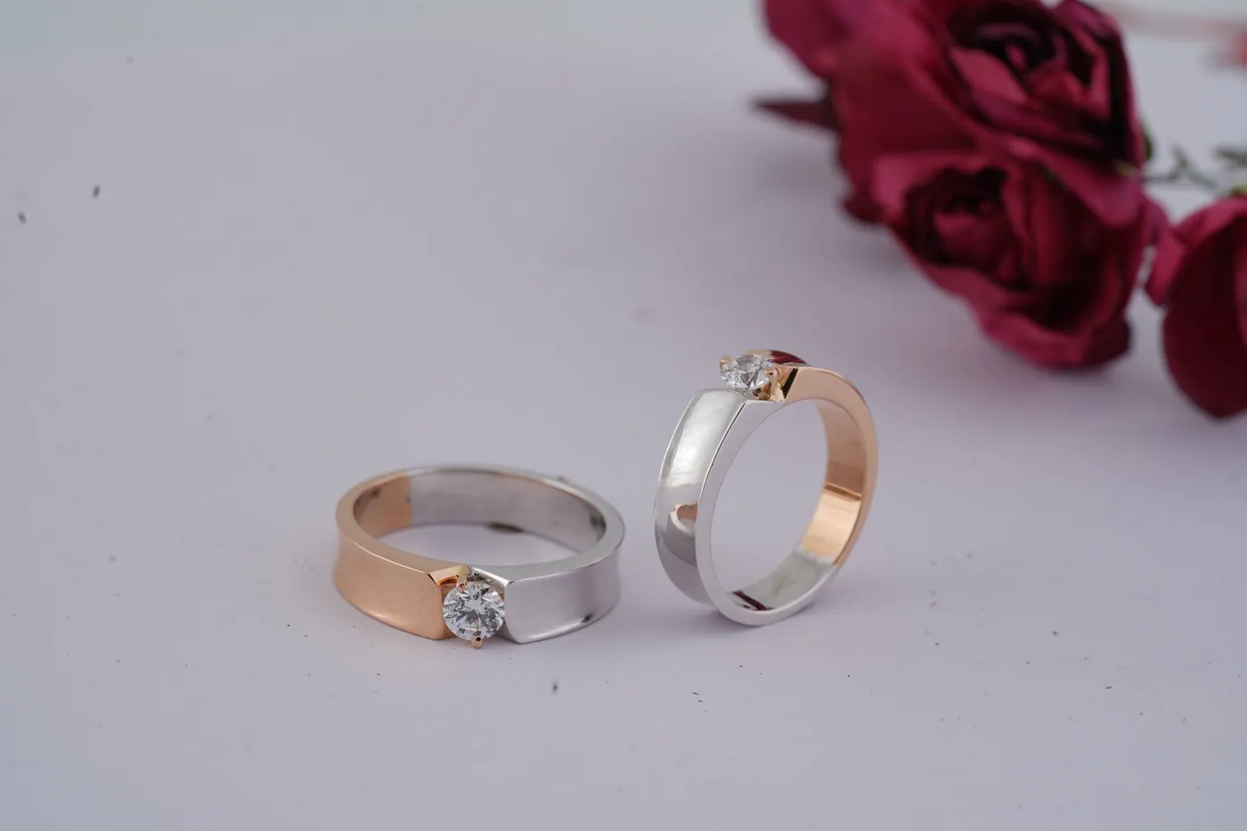 Platinum couple bands