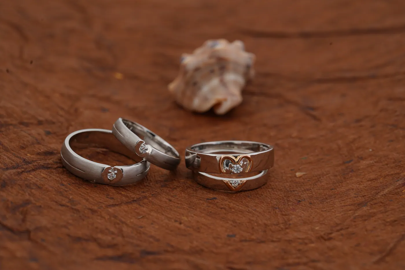 Platinum jewellery for couples