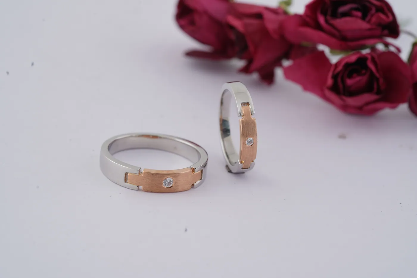 Platinum couple bands