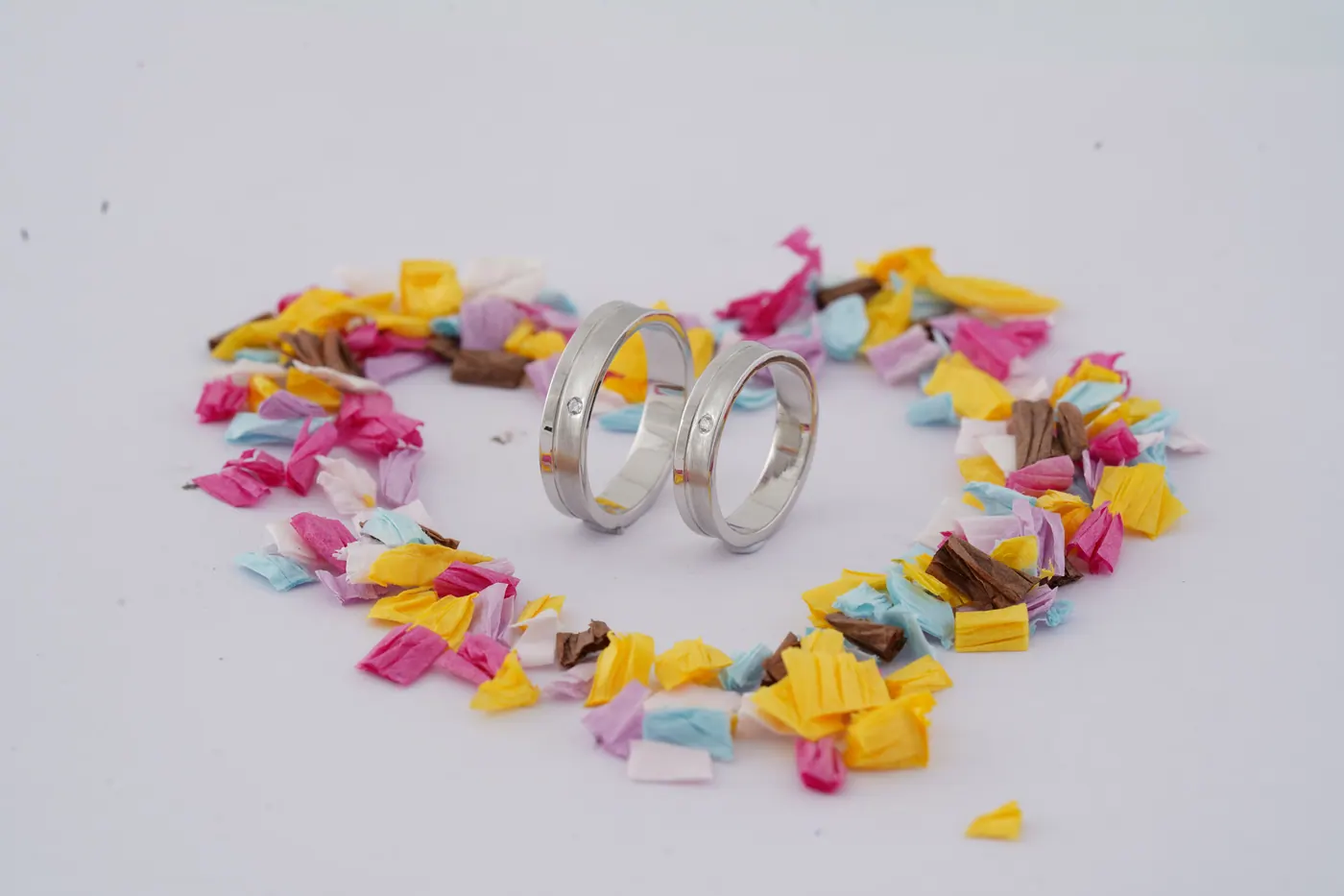 Platinum couple bands