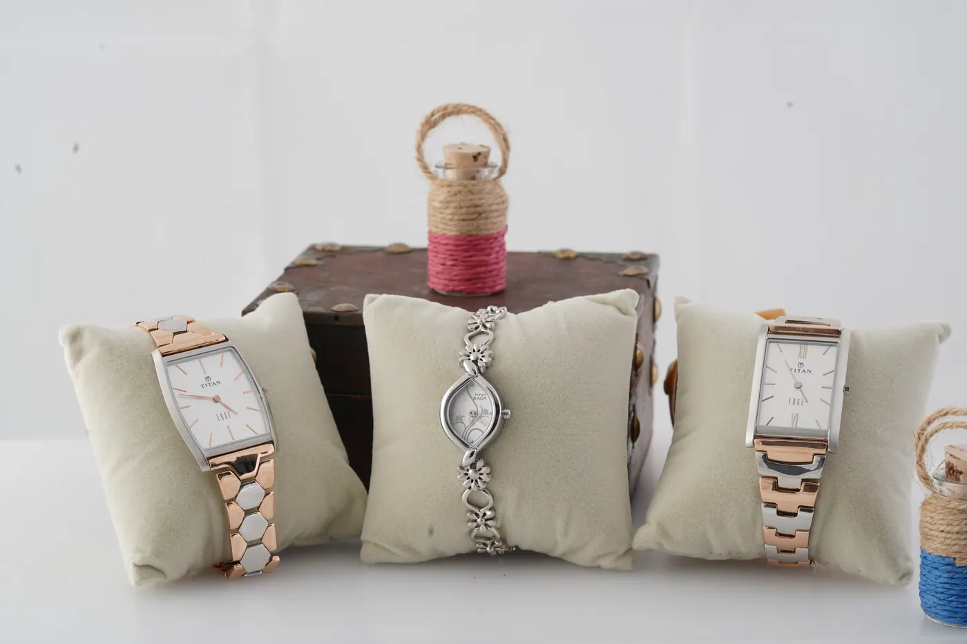 Platinum jewellery still life