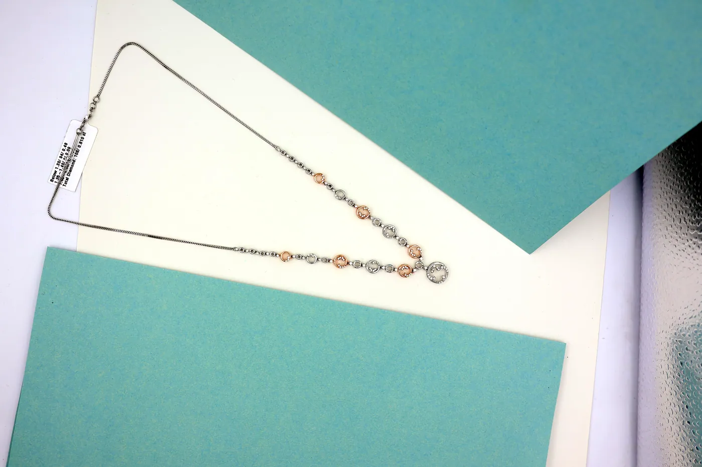 Platinum jewellery, studio